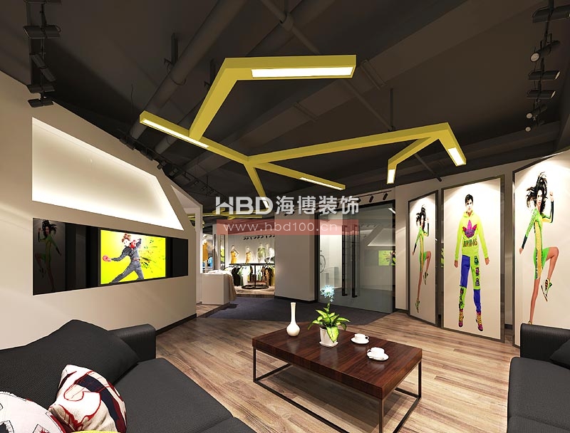 諧霆服裝公司辦公室設計裝修 展廳裝修設計 諧霆服裝公司辦公室設計裝修 展廳裝修設計