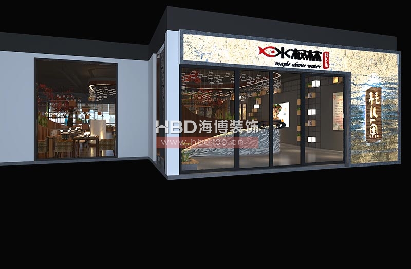 水楓林主題餐廳設(shè)計 門頭 水楓林主題餐廳設(shè)計 門頭