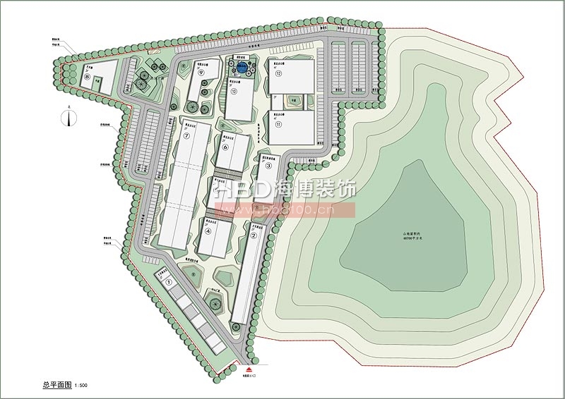 奧體創(chuàng)意園產(chǎn)業(yè)園設(shè)計 總平面圖 奧體創(chuàng)意園產(chǎn)業(yè)園設(shè)計 總平面圖