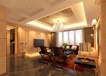 海岸萬和城簡(jiǎn)約別墅裝修設(shè)計(jì)