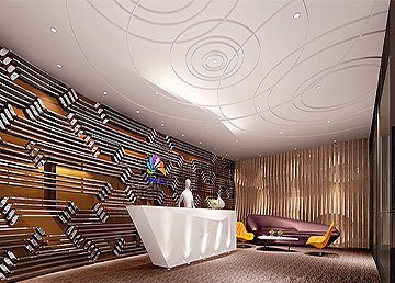 智遠商旅辦公室前臺設計 智遠商旅辦公室前臺設計