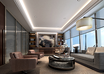 廣州金仕貴金屬公司總經(jīng)理室設計 廣州金仕貴金屬公司總經(jīng)理室設計