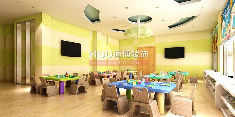 獅王幼兒園裝修設(shè)計(jì)