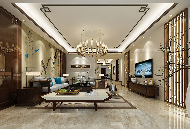 客廳中式住宅裝修設(shè)計(jì) 客廳中式住宅裝修設(shè)計(jì)